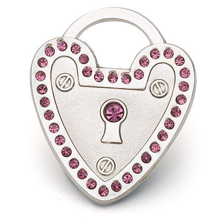 Heart Padlock Dog ID Tag