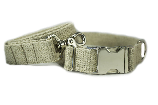 Vegan Dog Collar & Leash Set