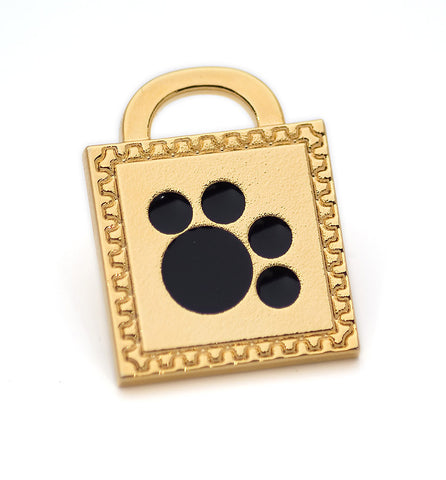 Paw Stamp Dog ID Tag