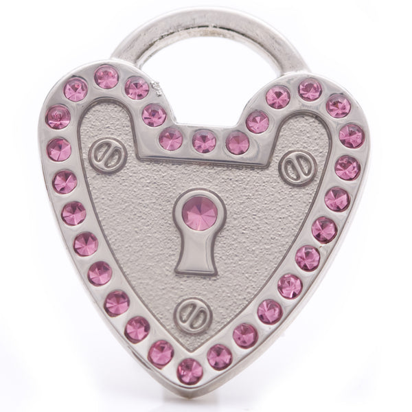 Heart Padlock Dog ID Tag