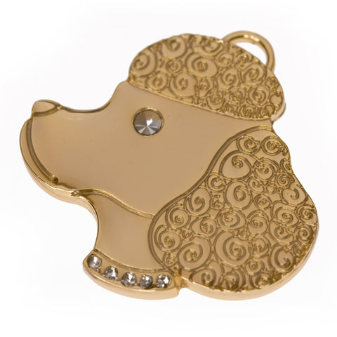 Poodle Dog ID Tag