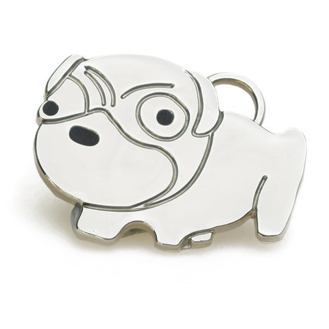 Pug Dog ID Tag